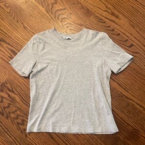 Zara Gray Crew Neck T-Shirt